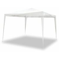 Carpa desmontable 3x3m Blanca Cies - Bolsa transporte - Jardín playa campo terraza