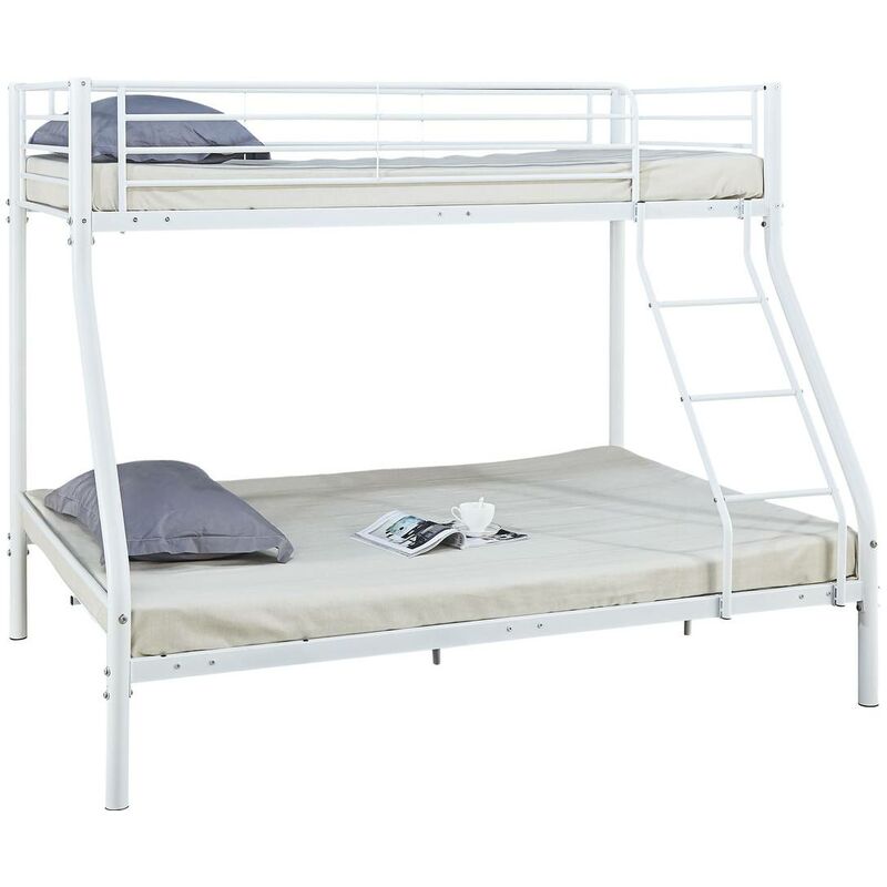 Cama Litera Habitat jardin leo compatible con colchón200x145x160 cm de metal