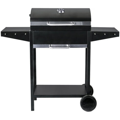 Barbacoa de carbón "Duc" - 119 x 50 x 101 cm - Negro