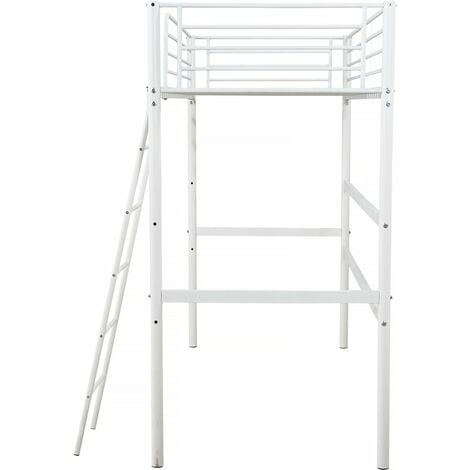 Cama mezzanine "Alora" - 90 x 190 cm - Blanco