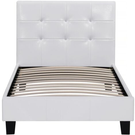Cama "Julia" color Blanco - 90 x 190 cm