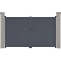 Porton jardin "Maurice" - 299.5 x 180.9 cm - Gris