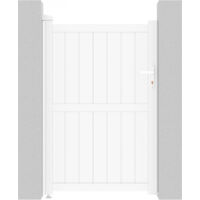 Puerta jardin aluminio "Lola" - 101.2 x 155.9 cm - Blanco