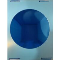 Contenedor Papelera PP reciclaje 80 litros en color azul, amarillo y negro  - Zeta Trades S.L.U.