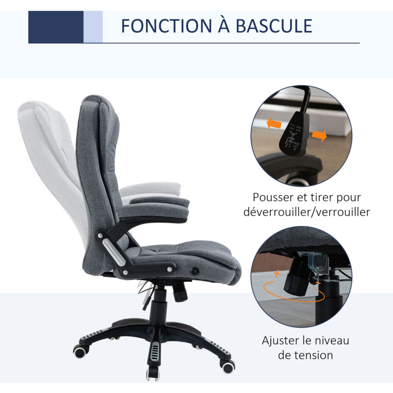 Chaise De Bureau Ergonomique En Maille - Hauteur Réglable, Pivotante, Rose, Charge Max 120 Kg