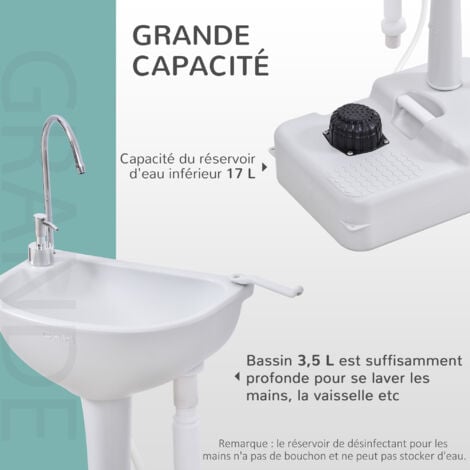 Aolemi Robinet D'évier De Salle De Bain Central De 10,2 Cm à Double