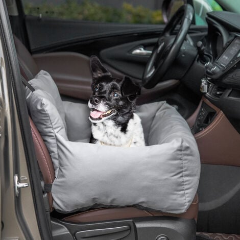 PawHut Sac de transport pour chien chat - siège auto pour chien chat -  housse de siège pour