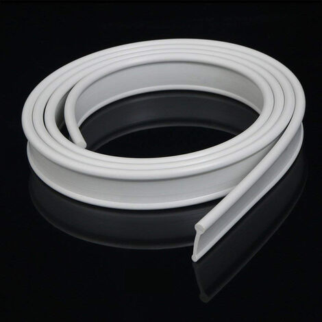 Joint d'étanchéité de baignoire intérieur Diall rond PVC blanc lisse L.2,5m  x L.1,94cm x ep.7mm