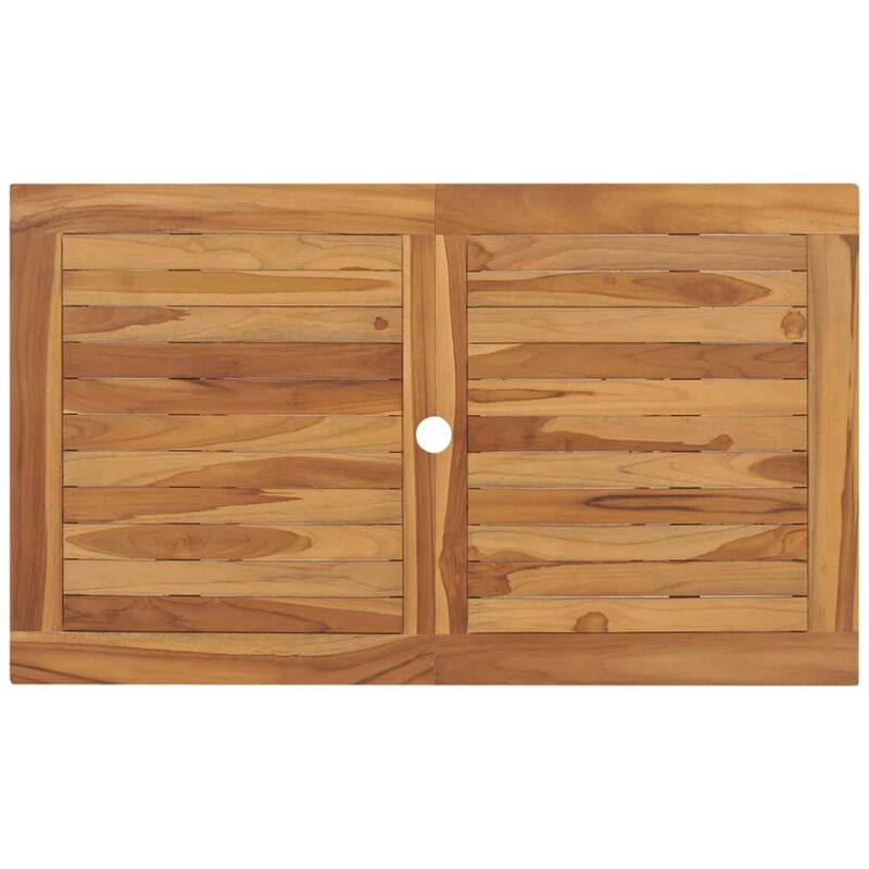 VIDAXL - Tavolo Pieghevole Da Giardino 120x70x75 Cm In Legno Di Teak -  ePrice