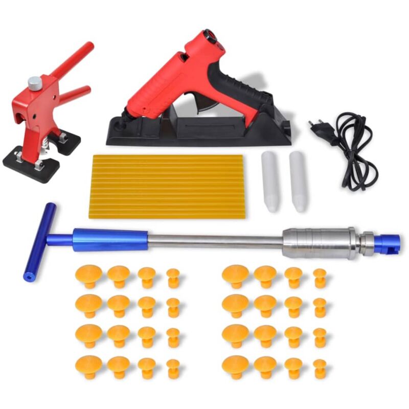 vidaXL Kit Riparazione Ammaccature della Carrozzeria Auto 32 pz