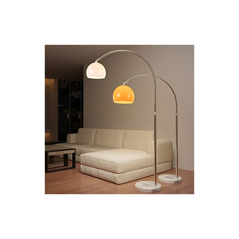 Lampada ad Arco Piantana Altezza Regolabile Beistellampe Orientabile 196cm