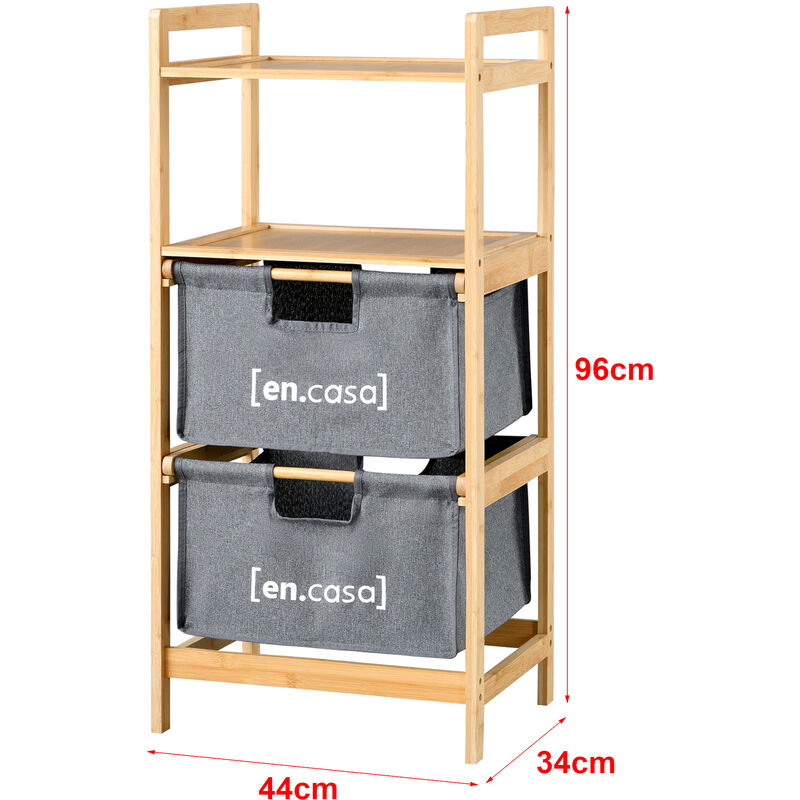 JayRex Organizer da bagno, ripiano da bagno, ripiano angolare a 3 ripiani,  organizer mobile in bambù, per trucco, comò, piano da bagno, ripiano da