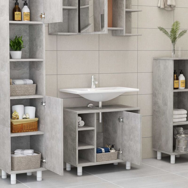 1 pezzo montaggio a parete Portaoggetti da bagno moderno monocolore bianco Scaffale  portaoggetti da bagno per bagno