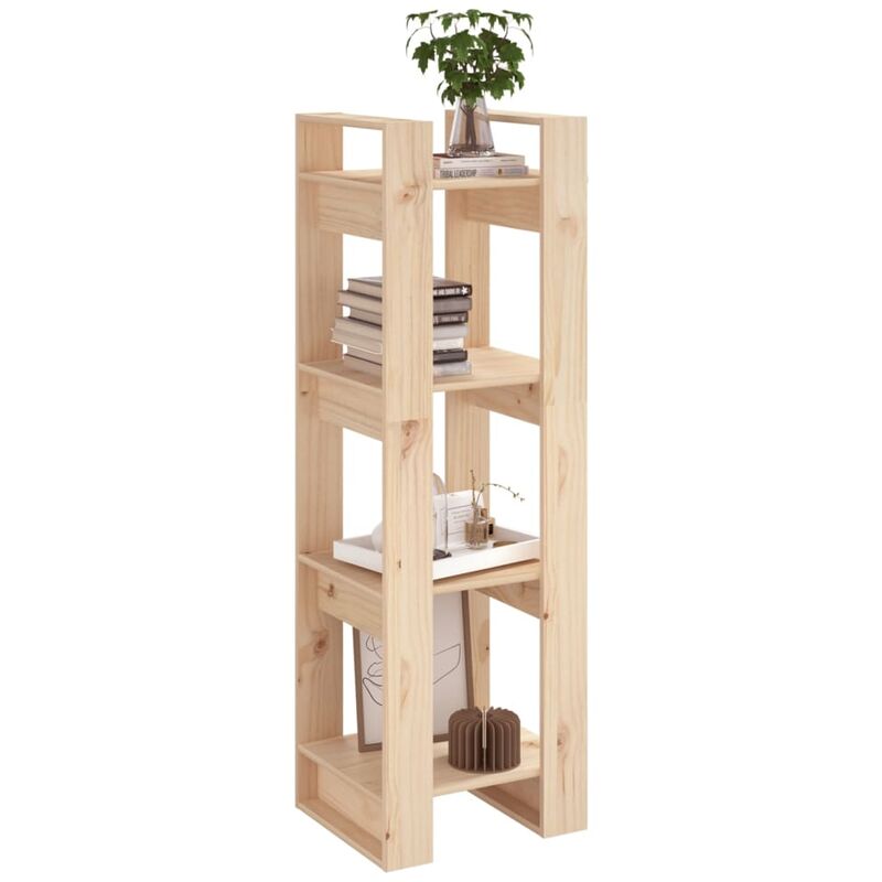 vidaXL Libreria/Divisorio Bianco 100x30x135,5 cm in Legno di Pino - vidaXL  - Idee regalo