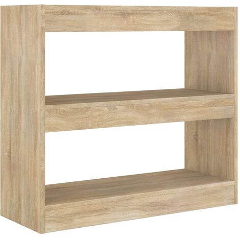 vidaXL Libreria/Divisorio Rovere Sonoma 80x30x72 cm