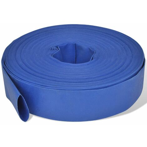 vidaXL Tubo Piatto d'Acqua 50 m 2"/5,08 cm