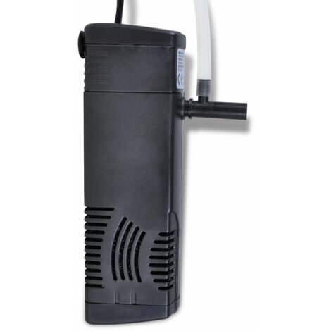 Filtro Pompa per Acquario a Carbone Attivo 600L/h