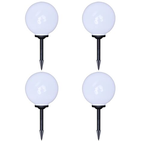 vidaXL Lampade da Sentiero 4 pz LED 30 cm con Picchetto