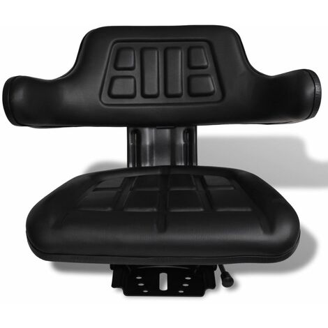 Sedile per trattore con schienale, sedile universale con schienale del  trattore, sedile per trattore, sedile per trattore, con sospensione nera,  53 x 60 x 50 cm : : Auto e Moto