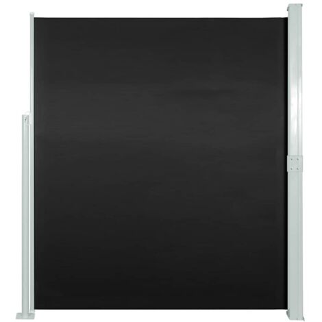 vidaXL Tenda da Sole Laterale Retrattile 140 x 300 cm Nera