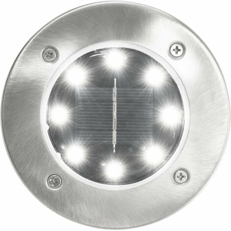 Lampade Solari da Terra 8 pz Luci a LED Lampade da Giardino Sentieri vari modelli modelli : Bianco Freddo