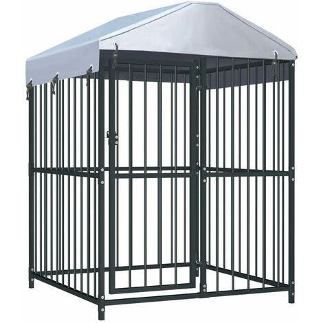 vidaXL Canile da Esterno con Tetto 120x120x150 cm