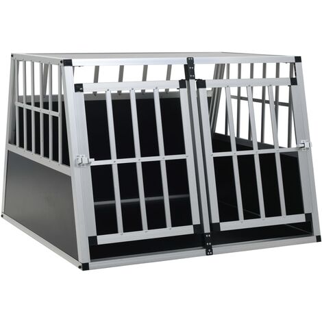 vidaXL Trasportino per Cani con Doppia Porta 94x88x69 cm