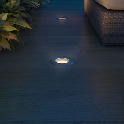 Faretto per Esterno Calpestabili luci a LED Set 3 pz Rotondo