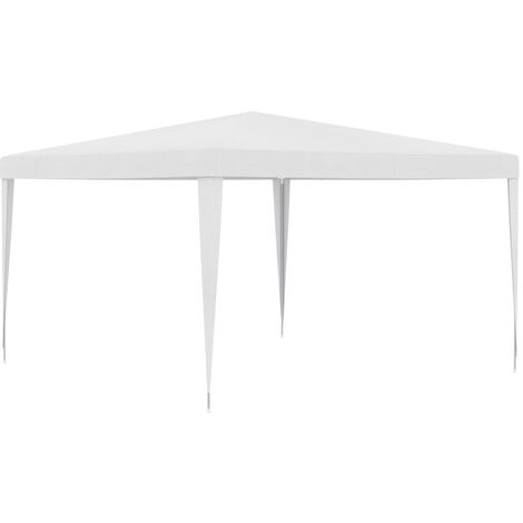 vidaXL Tendone per Feste 4x4 m Bianco