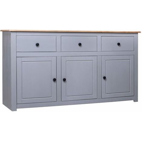 Ripiano per Credenza Alta Miele 90x30x100 cm in Legno di Pino