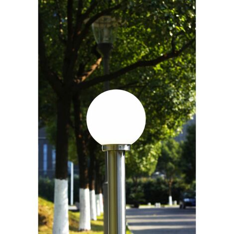 Lampione da Giardino in Acciaio inossidabile Luce Bianca vari modelli modelli : 1 lampada