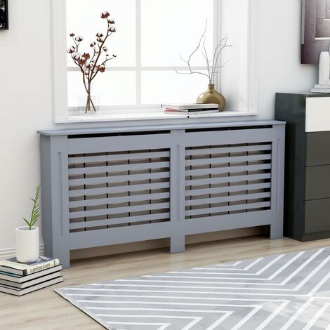 vidaXL Copertura per Radiatore Antracite 172x19x81,5 cm in MDF