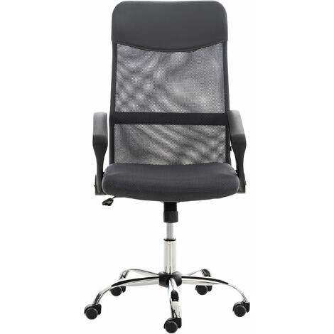 Sedia da ufficio alta qualità design semplice ed elegante in rete vari  colori colore : grigio