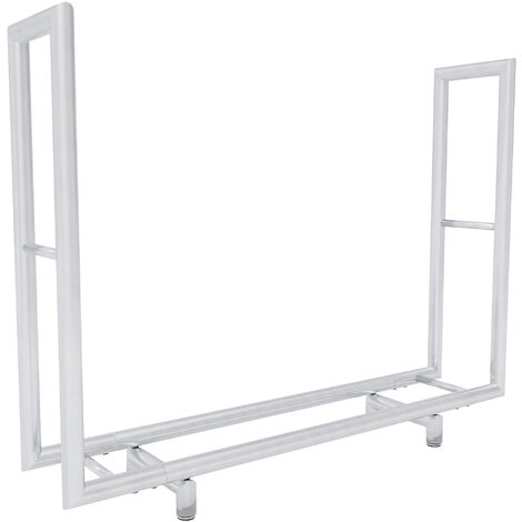 Il numero 1 del risparmio-SCAFFALE LEGNAIA PER INTERNO ED ESTERNO NERO  40X25X100CM