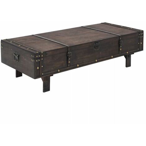 vidaXL Tavolino da Salotto in Compensato Vintage 120x55x35 cm