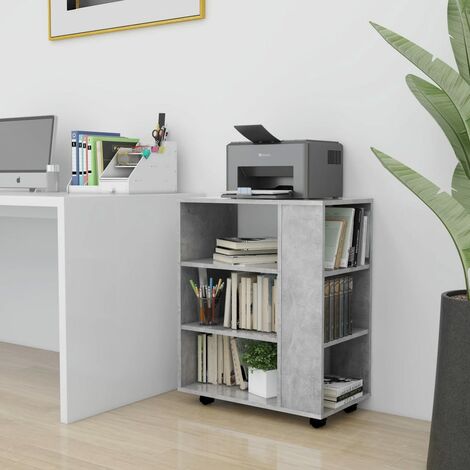 Scrivania ufficio moderna libreria pc CLAIRE camera studio ripiani bianco  design