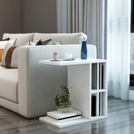 Tavolino da Divano Orientamento Orizzontale o Verticale Bianco design  ergonomico
