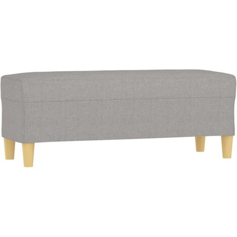 vidaXL Panca Grigio chiaro 100x35x41 cm in Tessuto