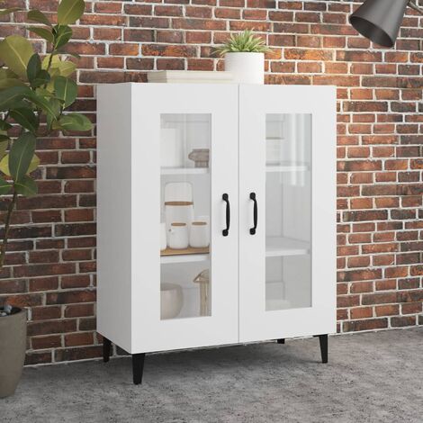 vidaXL Credenza Bianca 69,5x34x90 cm in Legno Multistrato