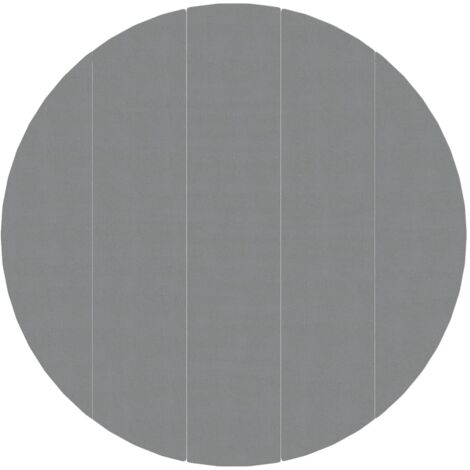 vidaXL Telo Sotto Piscina Grigio Chiaro Ø550 cm Geotessile Poliestere (1/5)