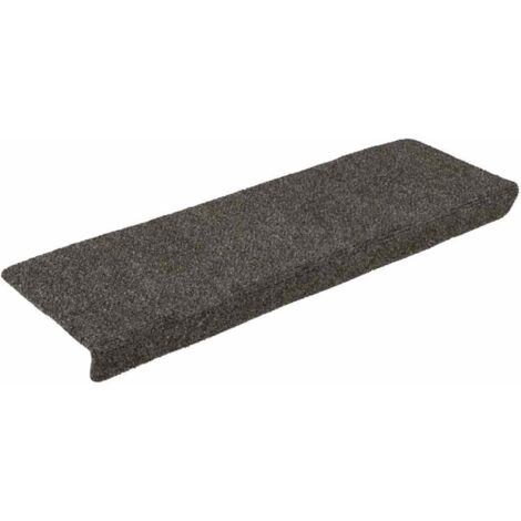 vidaXL Tappetini per scale autoadesivi 15 pz 65x21x4 cm Antracite