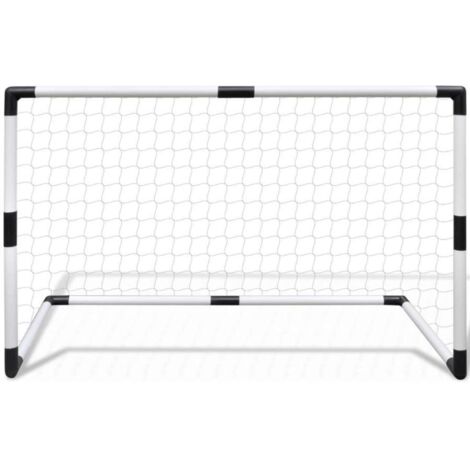 Set 2 Porte Calcio Pieghevoli Per Bambini - 118x94cm, Con Rete, Coni, Borsa Trasporto - Foto 6