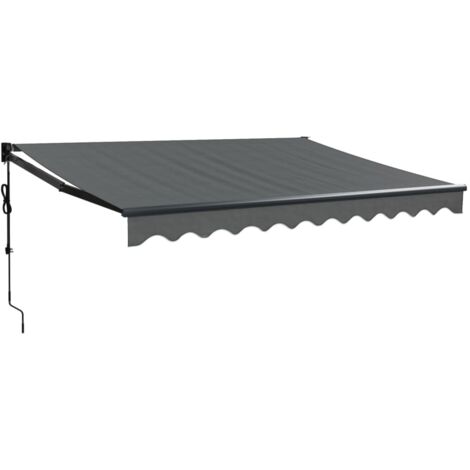 vidaXL Tenda Sole Automatica Retrattile Antracite 3x2,5 m
