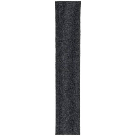 vidaXL Tappeto Corsia Acchiappa Polvere 100x500 cm Antracite