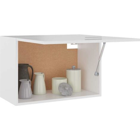 Mobile Pensile Bianco 60x31x40 cm in Legno Multistrato