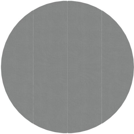 Telo Sotto Piscina Grigio Chiaro Ø428 cm Geotessile Poliestere vidaXL