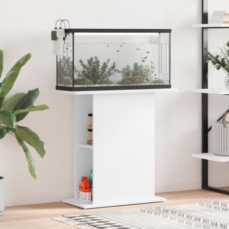 vidaXL Supporto per acquario bianco 75x36x72,5 cm in legno ingegnerizzato