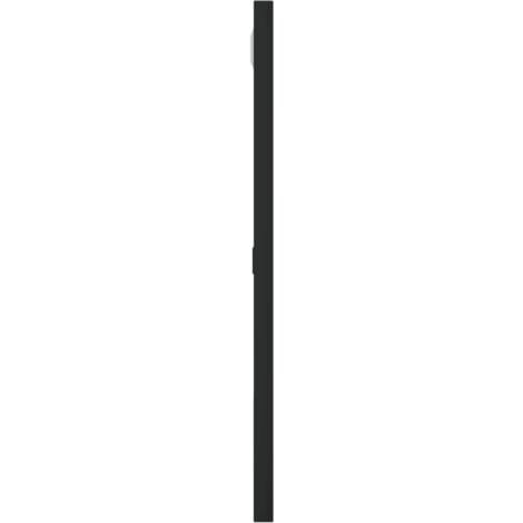 Specchio da Parete Nero 40x40 cm Quadrato in Ferro