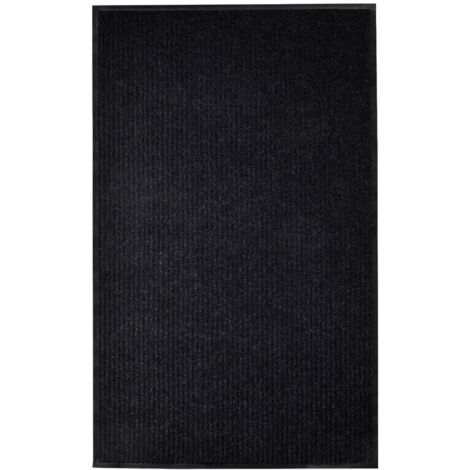 vidaXL Zerbino Nero 117x220 cm in PVC