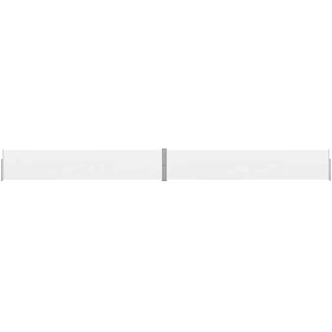 vidaXL Tenda Laterale Retrattile per Patio 140x1200 cm Crema